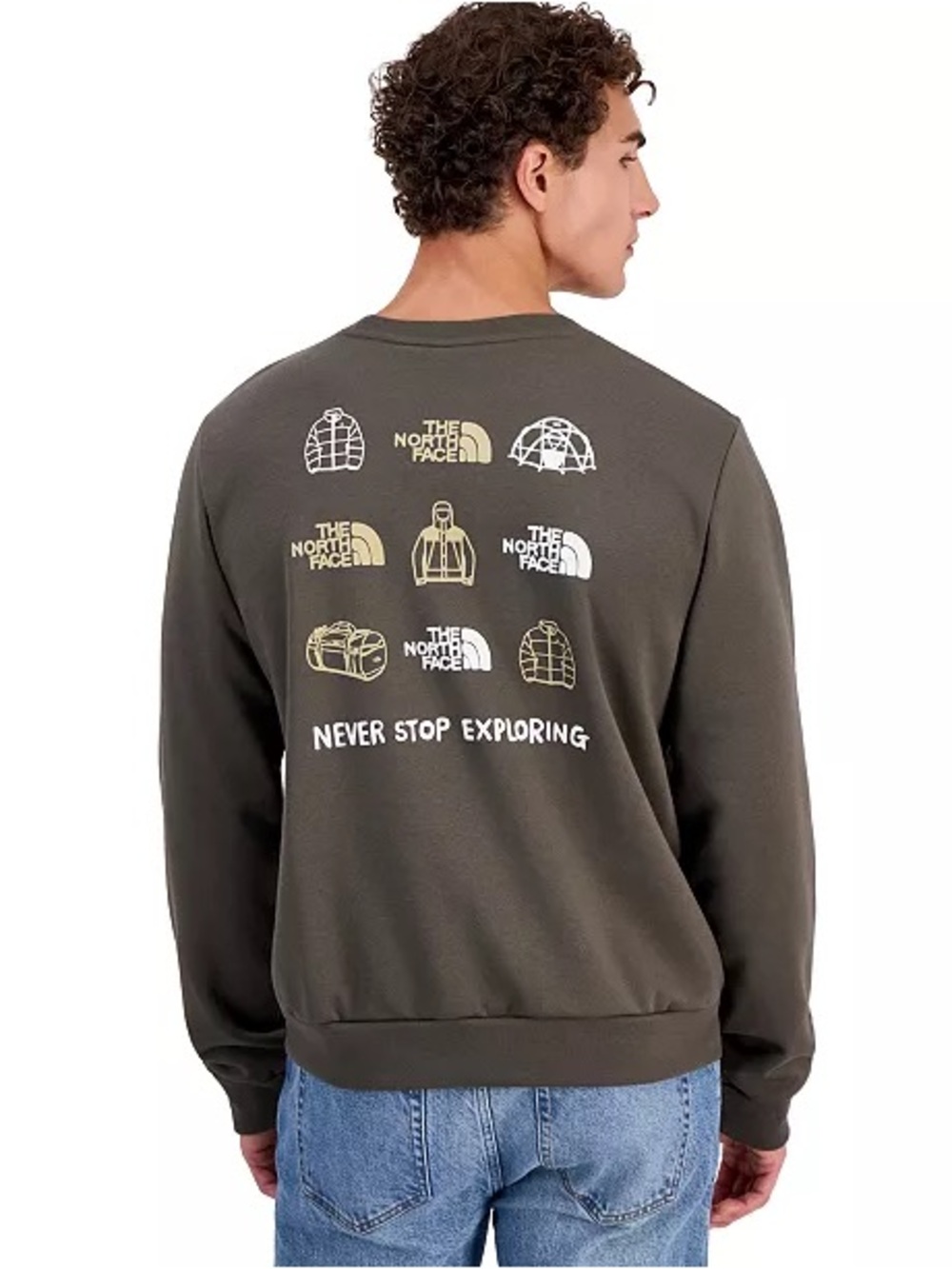 NWT The North Face Outdoor Graphic Crew Sweatshirt - Men's XL